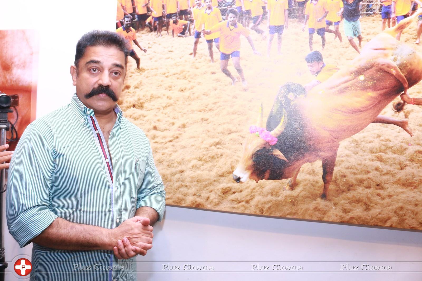 Kamal Haasan - Jallikattu (Veera Vilayattu) Photo Exhibition Opening Ceremony Stills | Picture 1150653