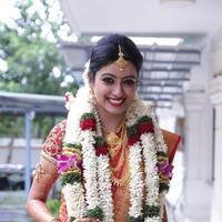Nisha (Anchor) - Ganesh Venkatraman and Nisha Krishnan Marriage Stills