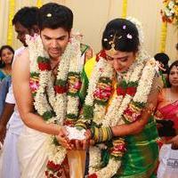 Ganesh Venkatraman and Nisha Krishnan Marriage Stills