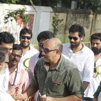 Sathyaraj - Sathyaraj and Kushboo Votes for Nadigar Sangam Elections 2015 Photos | Picture 1140389