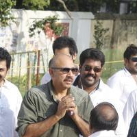 Sathyaraj - Sathyaraj and Kushboo Votes for Nadigar Sangam Elections 2015 Photos | Picture 1140390