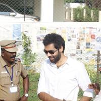 Sibiraj - Sathyaraj and Kushboo Votes for Nadigar Sangam Elections 2015 Photos | Picture 1140396