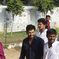 Vidharth - Sathyaraj and Kushboo Votes for Nadigar Sangam Elections 2015 Photos | Picture 1140449