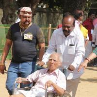Sathyaraj and Kushboo Votes for Nadigar Sangam Elections 2015 Photos | Picture 1141172