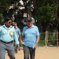 Sathyaraj and Kushboo Votes for Nadigar Sangam Elections 2015 Photos | Picture 1141189