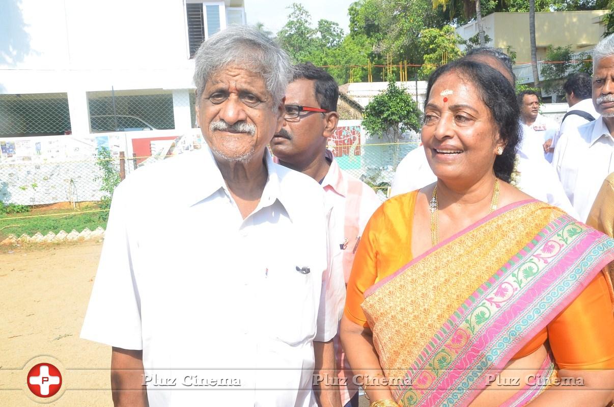Prabhu and Vikram Prabhu Votes for Nadigar Sangam Elections 2015 Photos | Picture 1141517