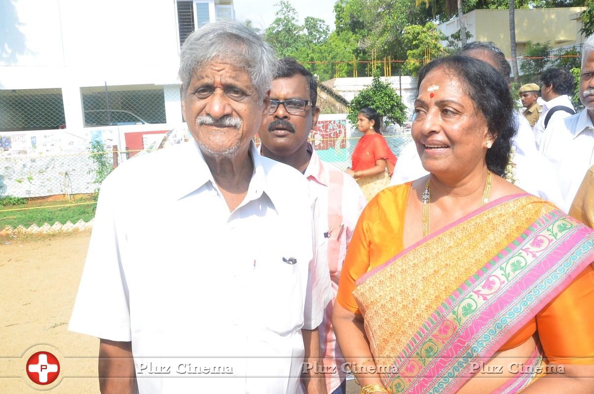 Prabhu and Vikram Prabhu Votes for Nadigar Sangam Elections 2015 Photos | Picture 1141519