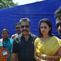 Kamal Hassan and Gautami Votes for Nadigar Sangam Elections 2015 Photos | Picture 1141839