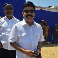 Powerstar Srinivasan - Kamal Hassan and Gautami Votes for Nadigar Sangam Elections 2015 Photos | Picture 1141718