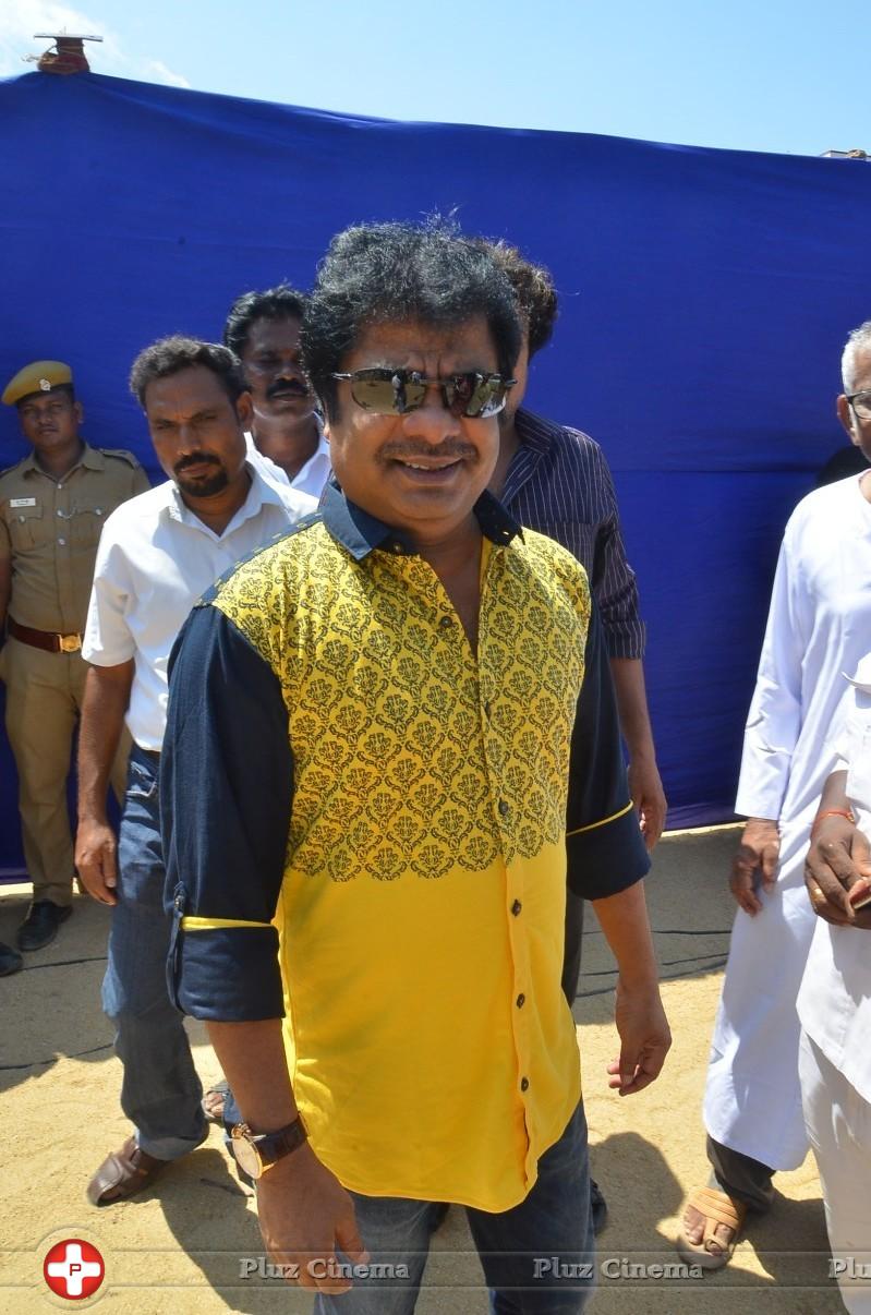 Pandiarajan - Kamal Hassan and Gautami Votes for Nadigar Sangam Elections 2015 Photos | Picture 1141699
