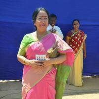 Arya and Vadivelu Votes for Nadigar Sangam Elections 2015 Photos