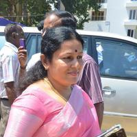 Arya and Vadivelu Votes for Nadigar Sangam Elections 2015 Photos | Picture 1142028