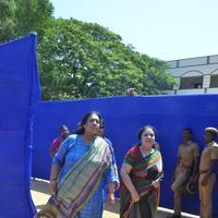 Arya and Vadivelu Votes for Nadigar Sangam Elections 2015 Photos