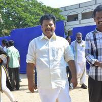Rajkiran - Arun Vijay and Anjali Votes for Nadigar Sangam Elections 2015 Photos