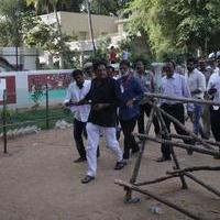 Dhanush and Jayam Ravi Votes for Nadigar Sangam Elections 2015 Photos | Picture 1142373