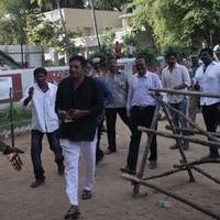 Prakash Raj - Dhanush and Jayam Ravi Votes for Nadigar Sangam Elections 2015 Photos | Picture 1142376