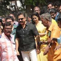 Kamal Hassan and Gautami Votes for Nadigar Sangam Elections 2015 Photos | Picture 1141865