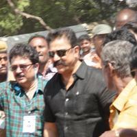 Kamal Hassan and Gautami Votes for Nadigar Sangam Elections 2015 Photos | Picture 1141866