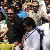 Kamal Hassan and Gautami Votes for Nadigar Sangam Elections 2015 Photos | Picture 1141871