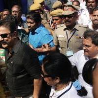 Kamal Hassan and Gautami Votes for Nadigar Sangam Elections 2015 Photos | Picture 1141872