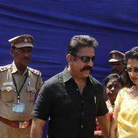 Kamal Hassan and Gautami Votes for Nadigar Sangam Elections 2015 Photos | Picture 1141904