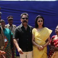 Kamal Hassan and Gautami Votes for Nadigar Sangam Elections 2015 Photos | Picture 1141919