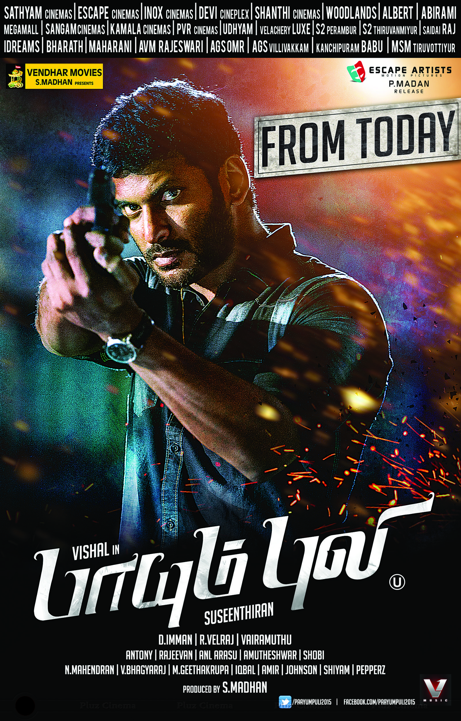 Paayum Puli Movie Releasing Posters | Picture 1109664