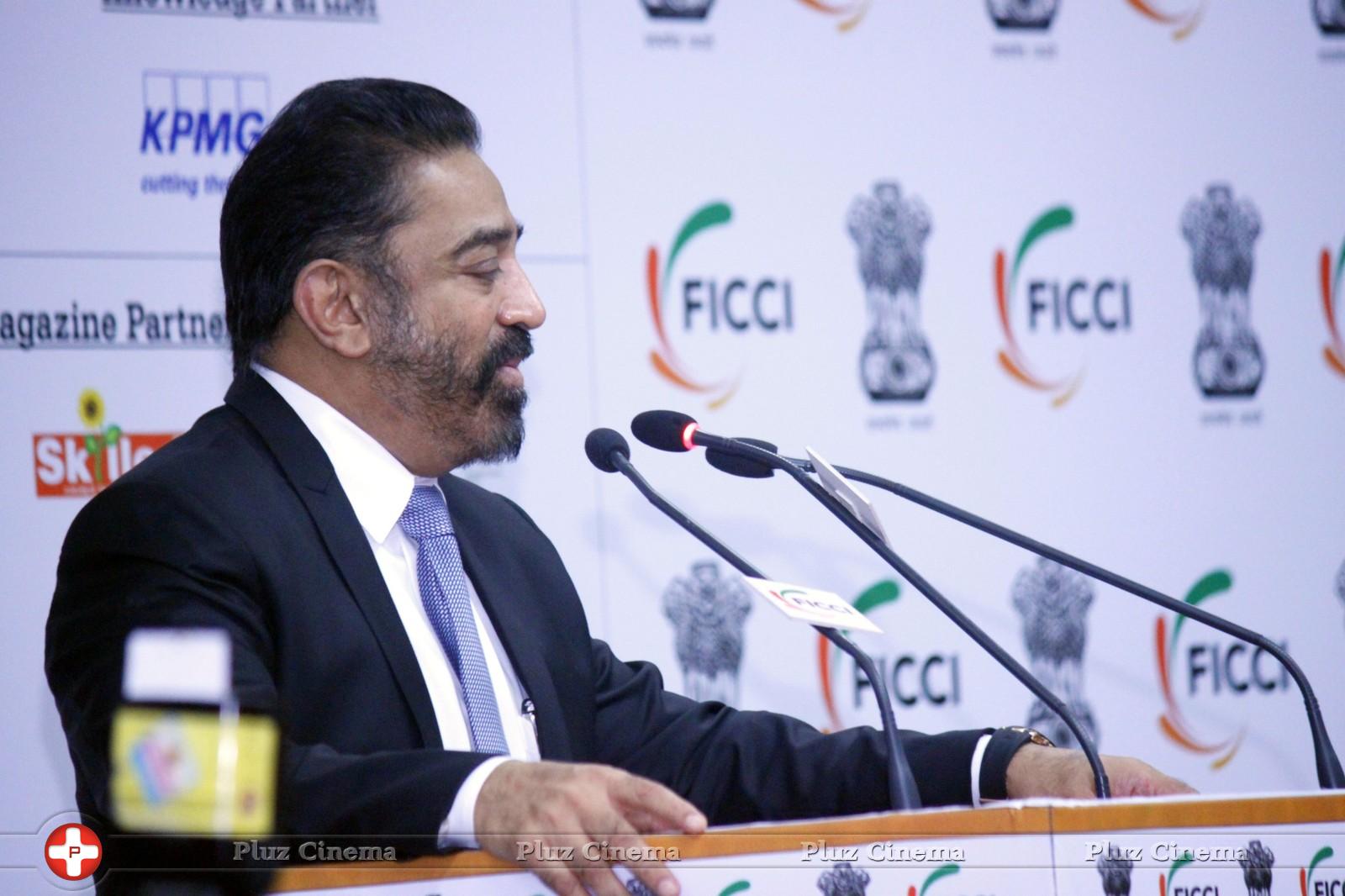 Kamal Haasan - Kamal Haasan at Global Skills Summit 2015 Stills | Picture 1113540