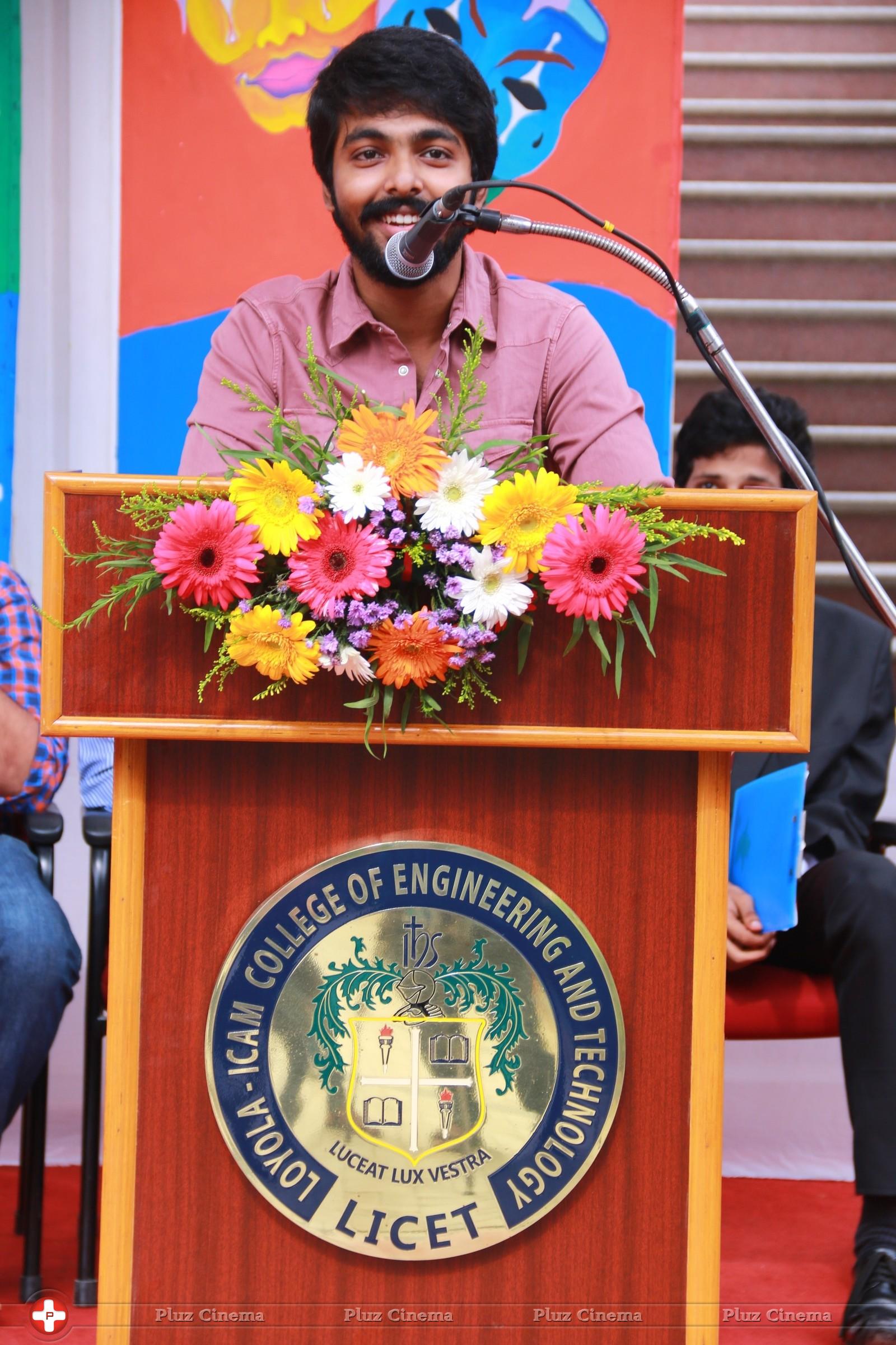G. V. Prakash Kumar - Trisha Illana Nayanthara Receives Big Applauses From Students Photos | Picture 1116134
