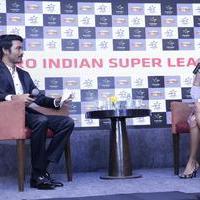 Dhanush at Hero Indian Super League Press Meet Stills