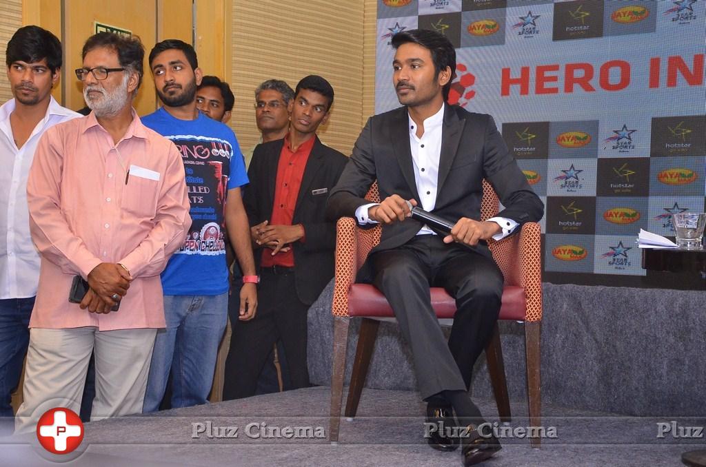 Dhanush at Hero Indian Super League Press Meet Stills | Picture 1126691