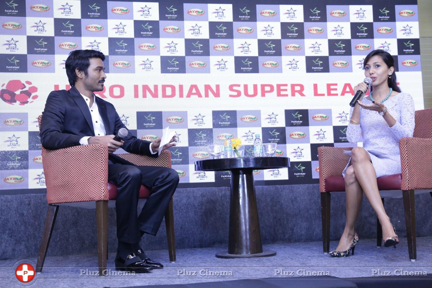 Dhanush at Hero Indian Super League Press Meet Stills | Picture 1126737