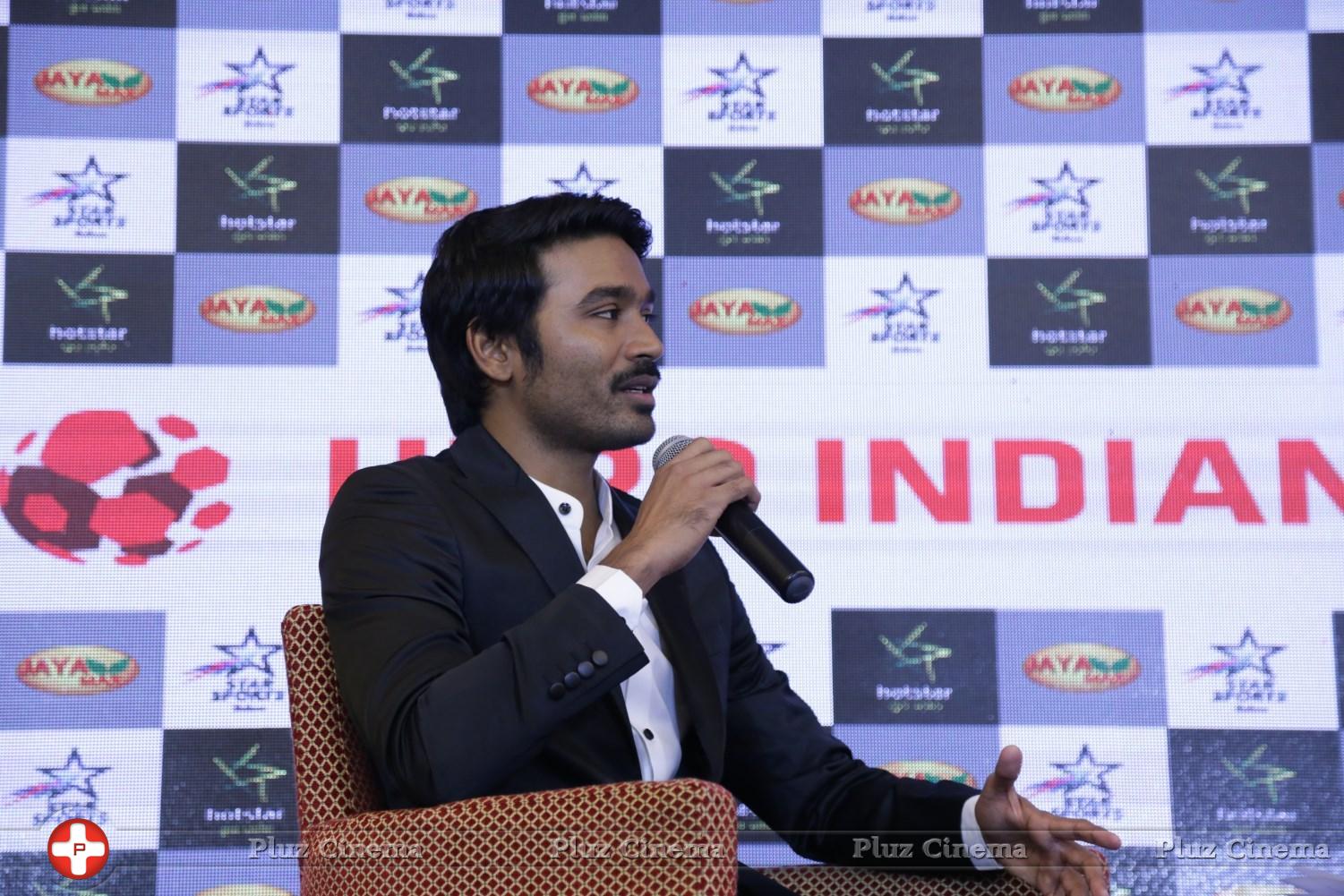 Dhanush at Hero Indian Super League Press Meet Stills | Picture 1126742