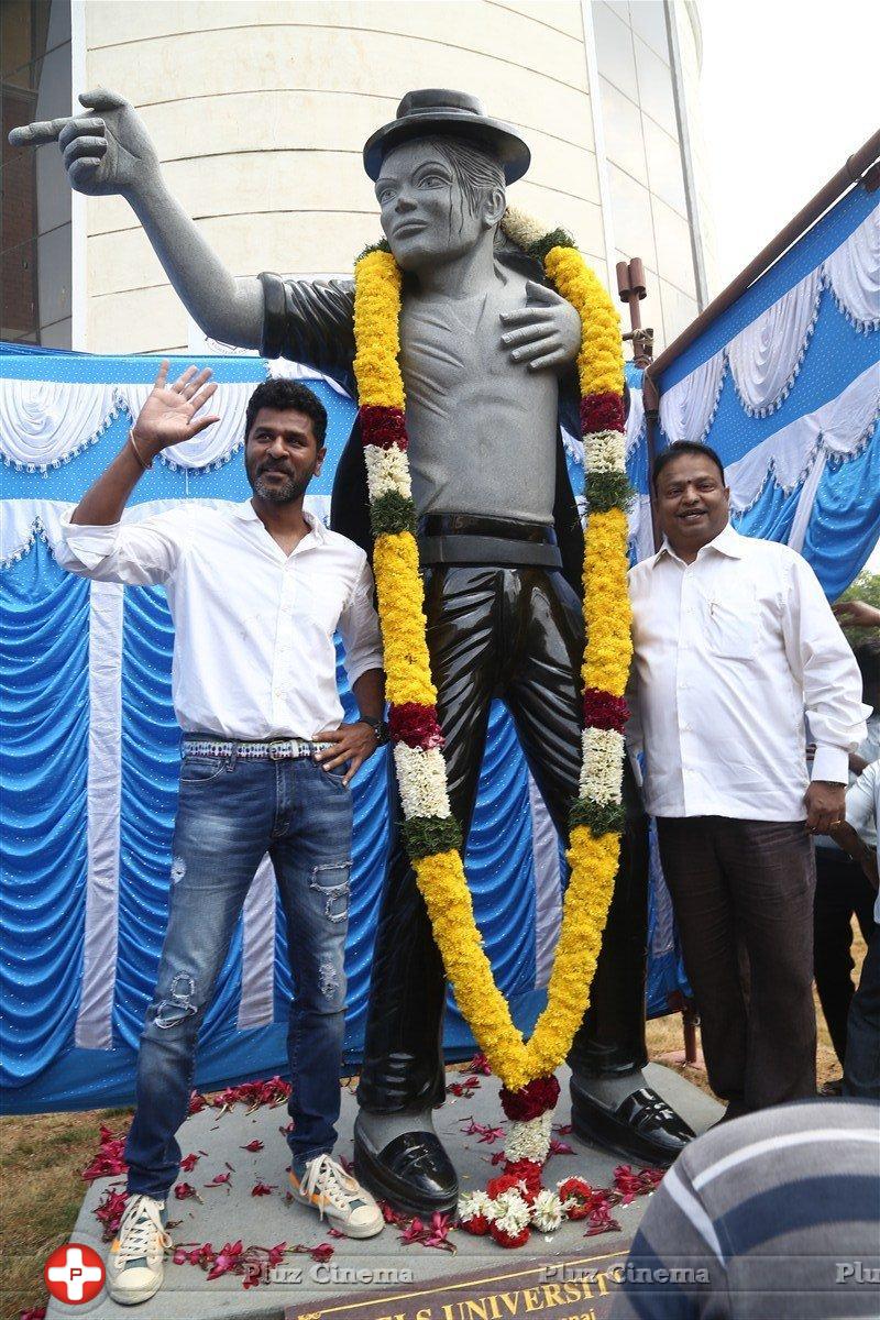 Prabhu Deva Inaugurates Michael Jacksons Granite Statue Stills | Picture 1284416
