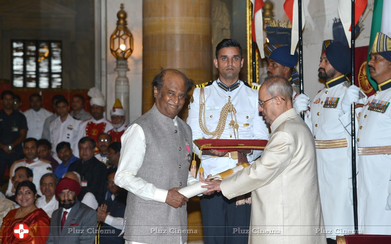 Rajinikanth at Padma Vibhushan Award Function Stills | Picture 1289279