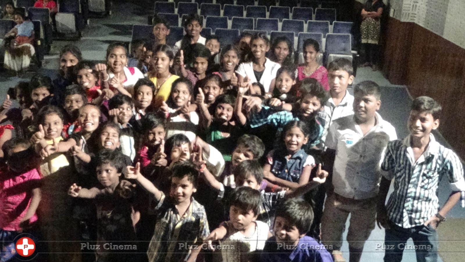 Vijay Arranges Theri Theater for 60 Children from Raghava Lawrence Trust Stills | Picture 1302634