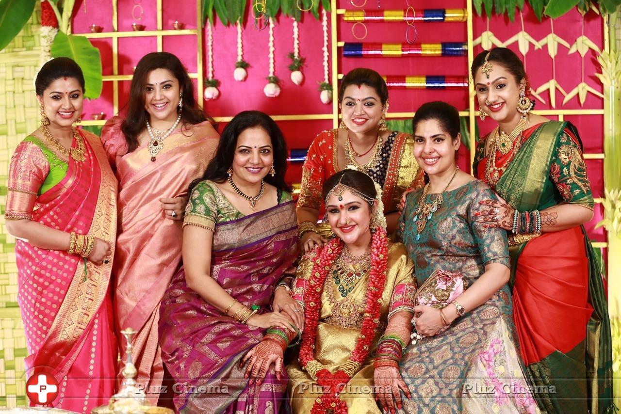 Rahul and Sridevi Vijayakumar Seemantham Function Stills | Picture 1303268