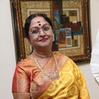 B. Saroja Devi - Le Royal Meridian Chairman Mr. Palani G Periyasamy's Idhaya Oli & Heartbeats Book Launch Stills