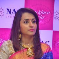 Trisha Krishnan - Trisha Inaugurates NAC Jewellers Necklace Mela Stills