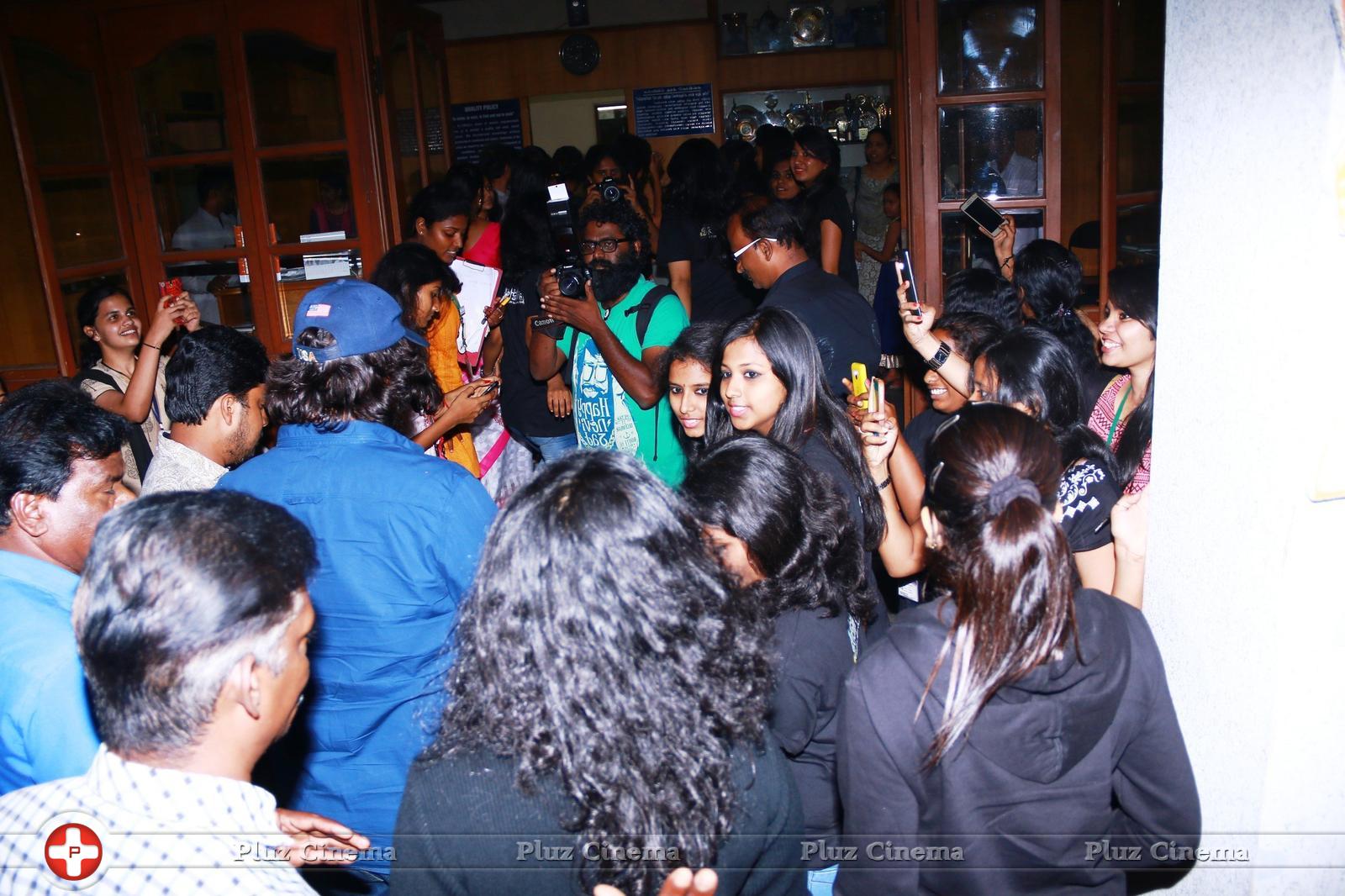 Irudhi Suttru Movie Promotion at Ethiraj College Photos | Picture 1228699