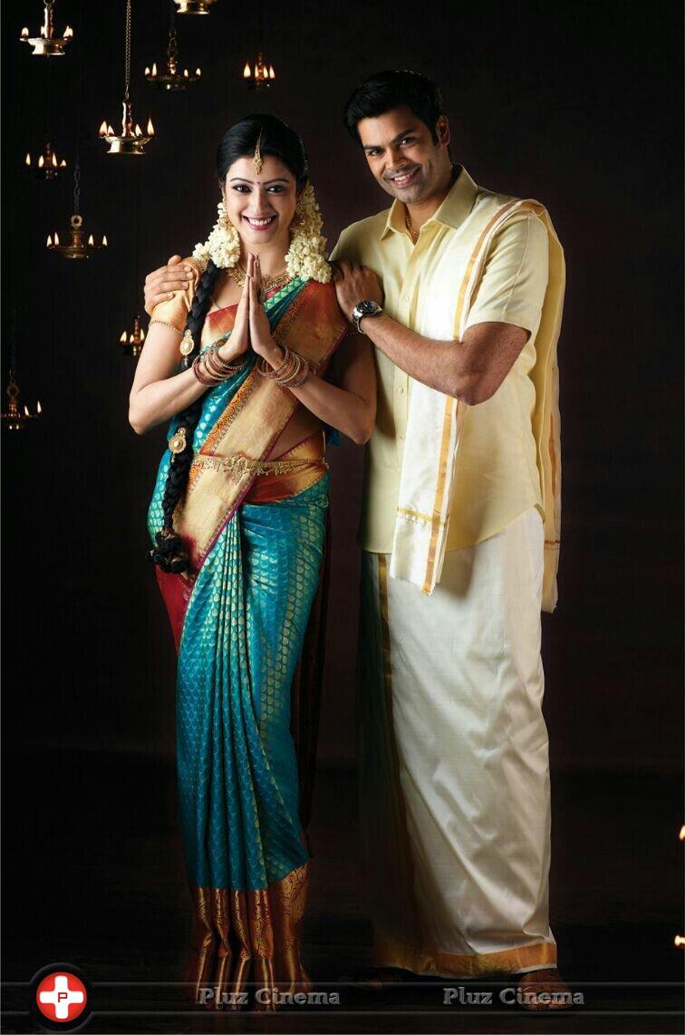 Actor Ganesh Venkatraman and Nisha Ad Shoot for Pachaiyappas Silks Stills | Picture 1231046