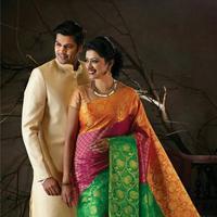 Actor Ganesh Venkatraman and Nisha Ad Shoot for Pachaiyappas Silks Stills | Picture 1231049