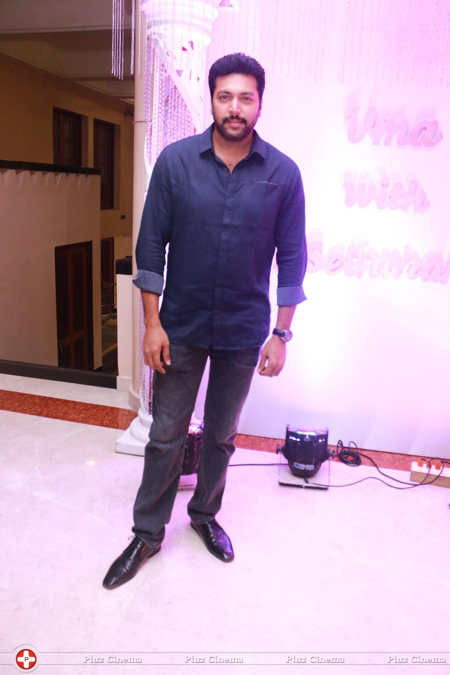 Jayam Ravi - Celebs at Actor Sethuraman Wedding Reception Stills | Picture 1244672