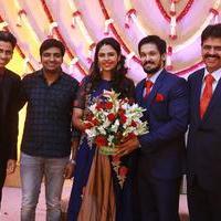 Actor Nakul and Sruti Wedding Reception Stills