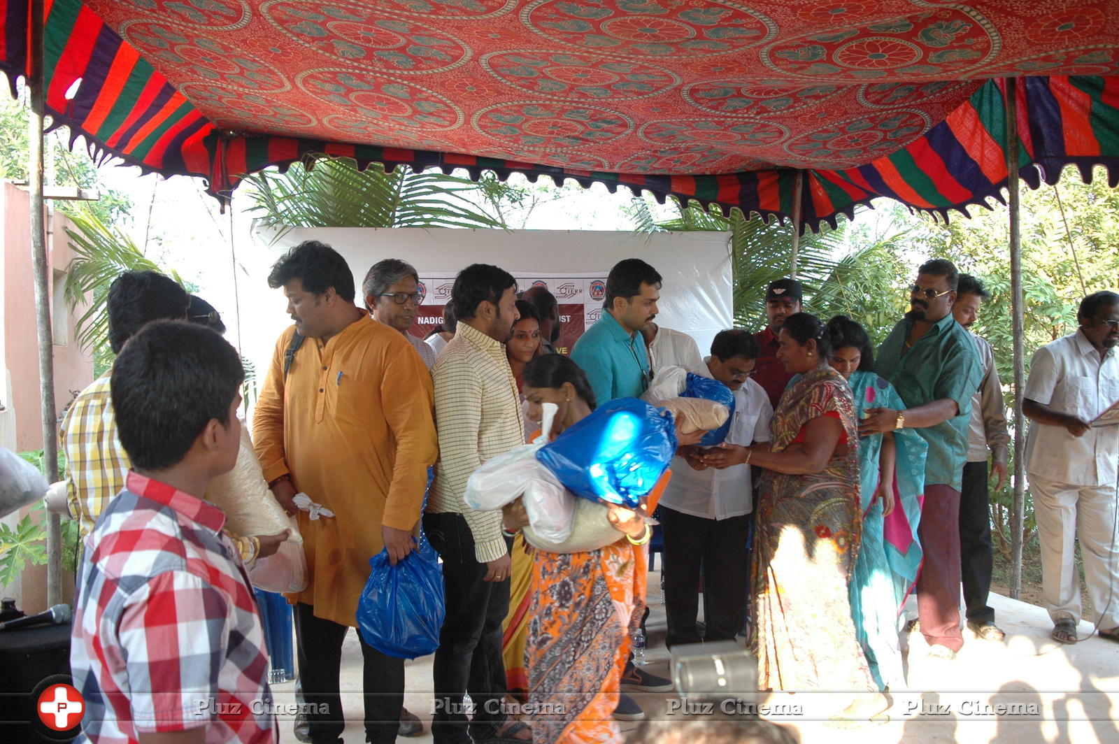 Nadigar Sangam Trust and Organisation for Eelam Refugees Rehabilitation distributes Flood Relief Materials Stills | Picture 1194606