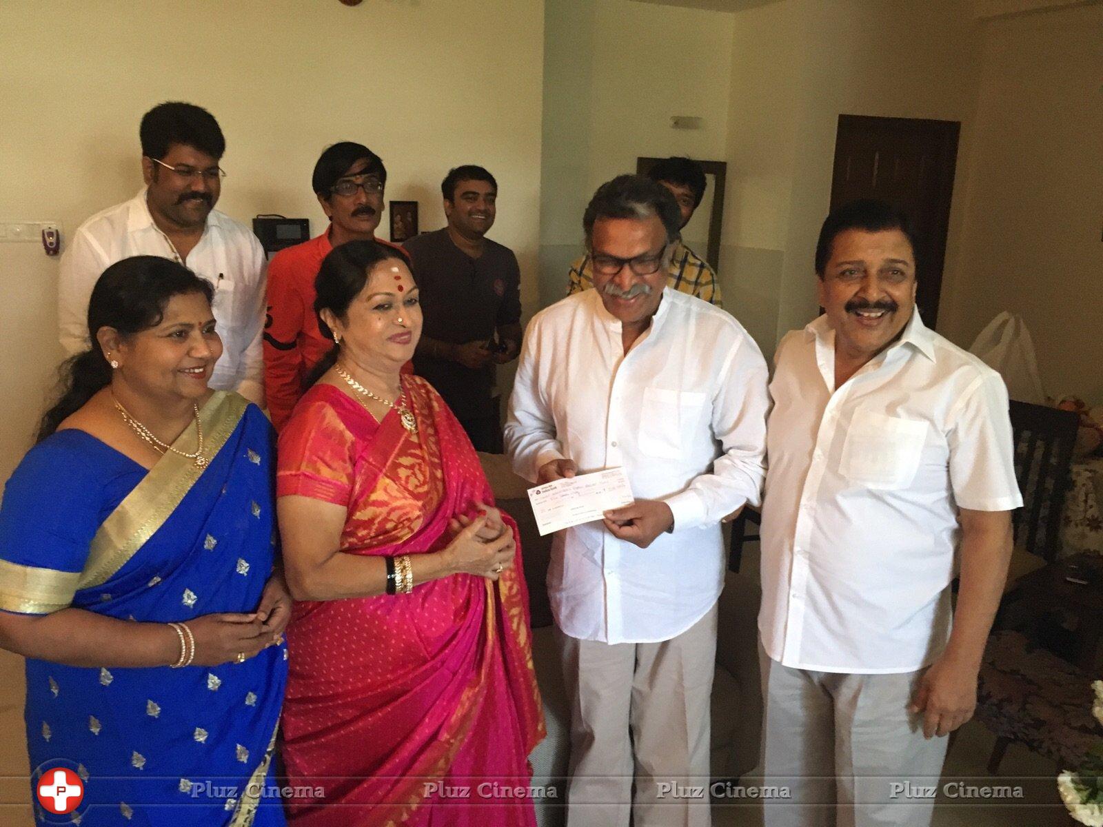 Veteran Actress Saroja Devi Celebrated her Birthday with Nadigar Sangam Members Stills | Picture 1199117