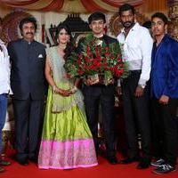 Celebrities at Producer Ravi Prasad Daughter Wedding Reception Stills | Picture 1199208