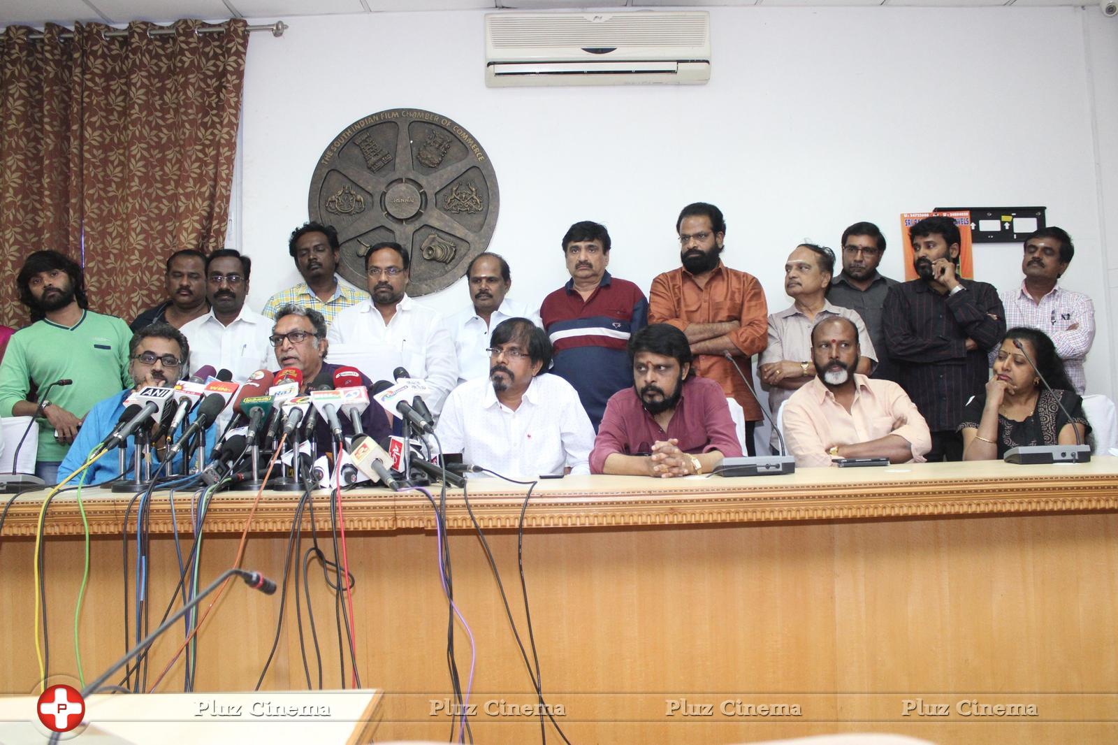 All Cine Tamil Nadu Association Press Conference Regarding Relieving accused members from Rajiv Gandhi Murder Case Stills | Picture 1207486