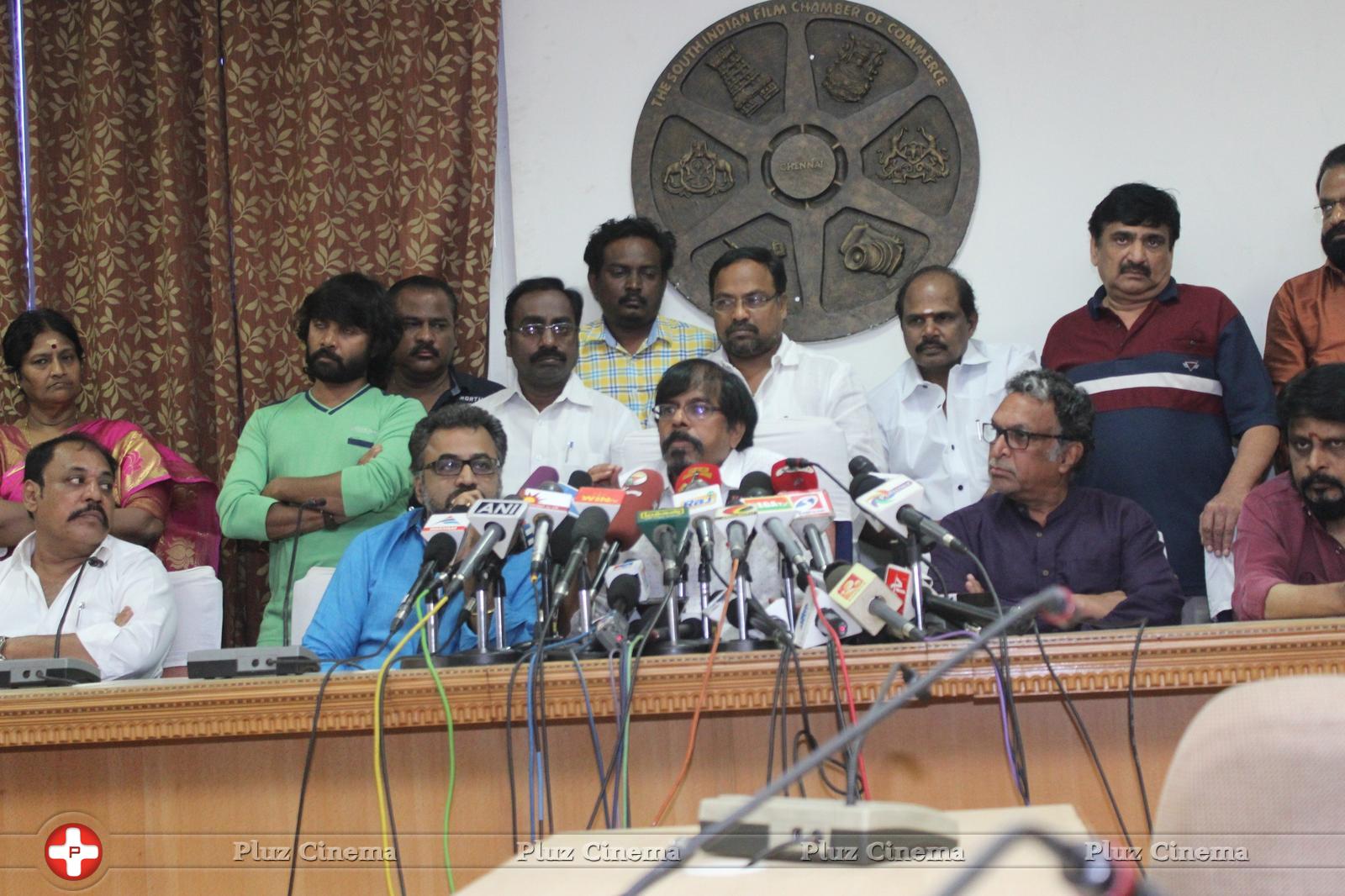 All Cine Tamil Nadu Association Press Conference Regarding Relieving accused members from Rajiv Gandhi Murder Case Stills | Picture 1207489