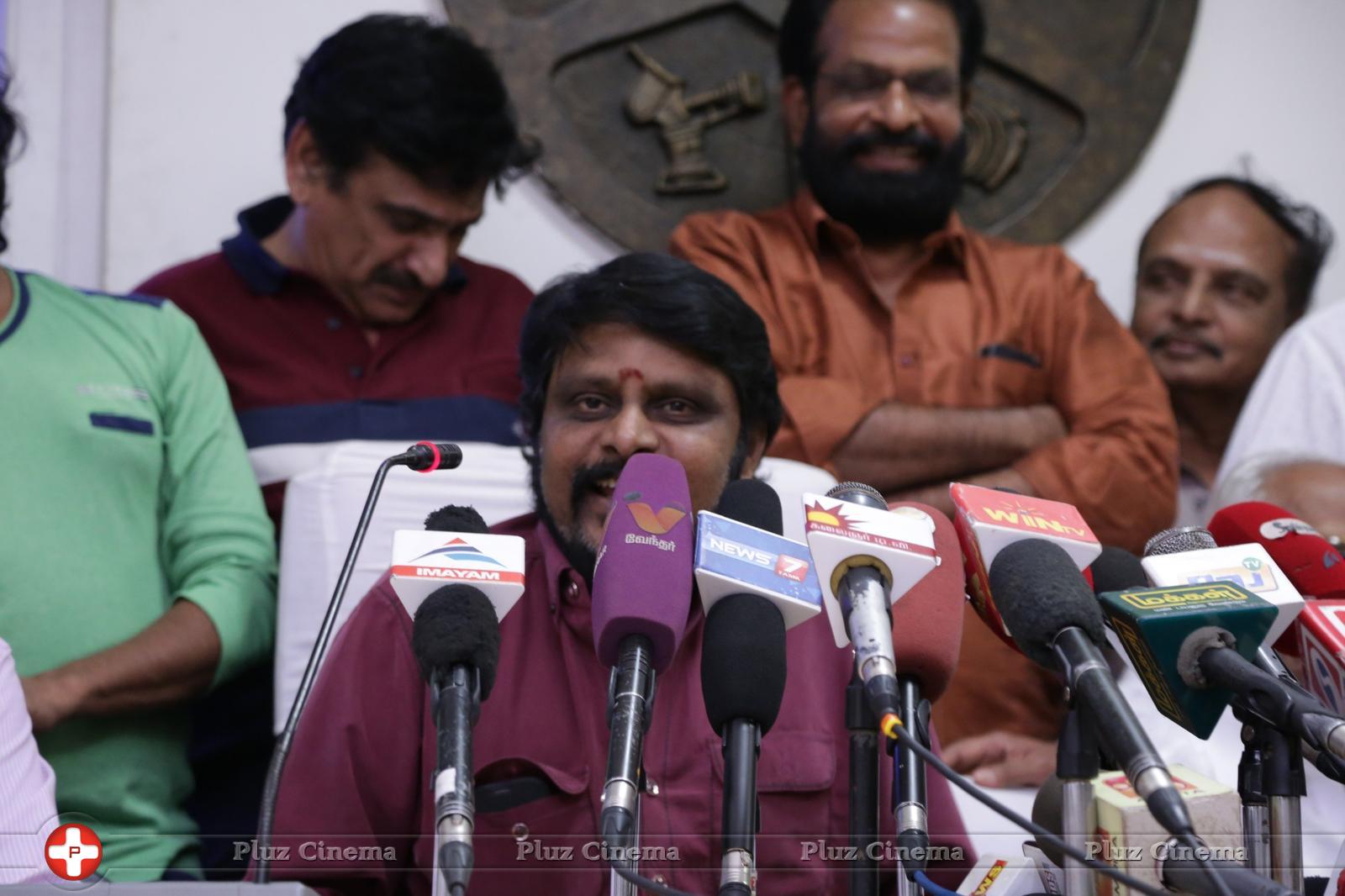 Vikraman (Director) - Pudhuvasantham Ani Writers Union Election Press Meet Stills | Picture 1207557
